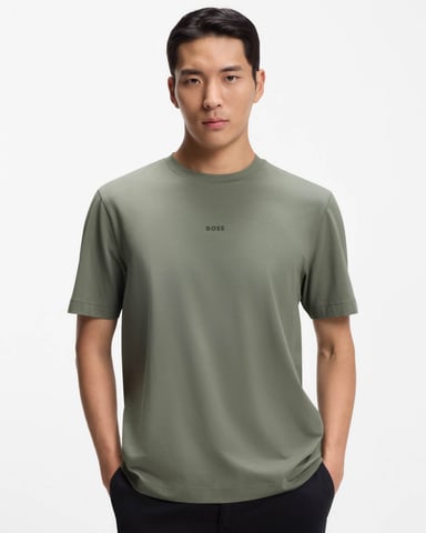 Camiseta de cuello redondo TChup en verde salvia