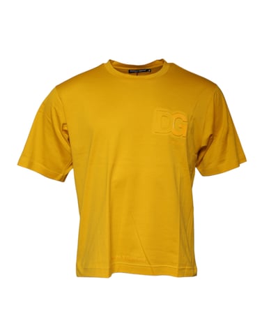 Camiseta de Logo Dg de Manga Corta y Cuello Redondo
