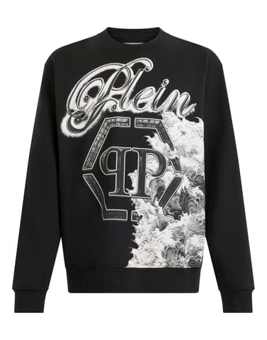 Round Neck Sweatshirt Ceramic Signature
