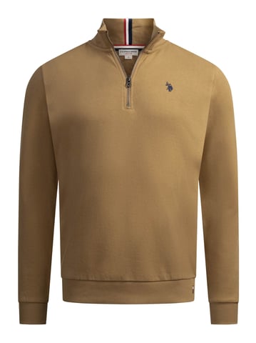 Jersey Half-Zip para hombre U.S. POLO ASSN. USNiico de algodón y poliéster