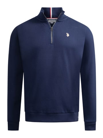 Jersey Half-Zip para hombre U.S. POLO ASSN. USNiico de algodón y poliéster