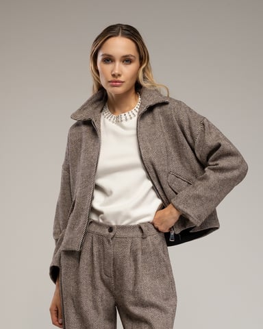 Chaqueta espina de pescado
