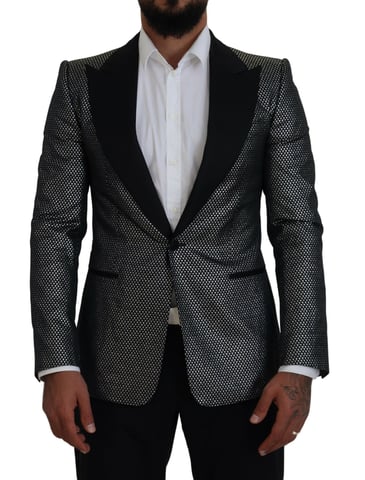 Chaqueta de traje texturizada