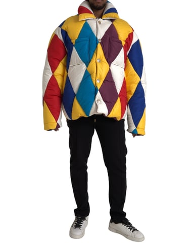Chaqueta Puffer Multicolor Harlequin