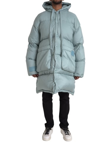 Chaqueta acolchada con capucha oversized