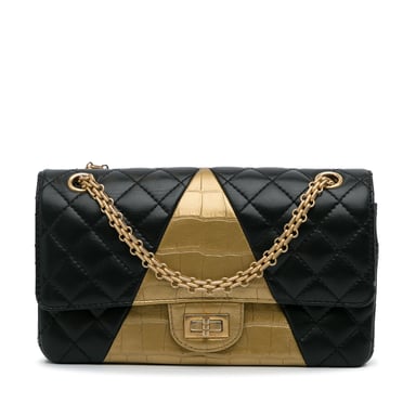 Bolso acolchado bicolor Chanel 19