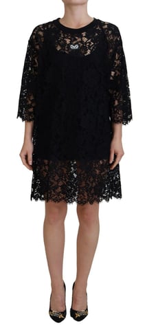 Vestido Mini de Encaje con Manga 34 Modelo Dr28864