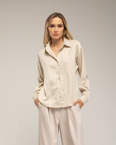 Blusa de seda