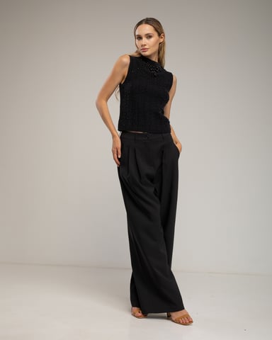 Pantalones de vestir de corte recto