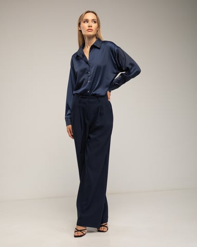 Pantalones de vestir de corte recto