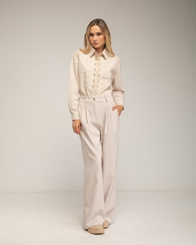 Pantalones de vestir de corte recto