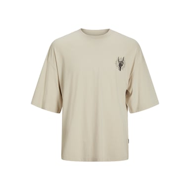 Jack & Jones Charge Oversize Fit Tee  Beige