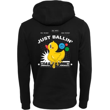 Ballin Est. 2013 Backprint Duck Hoodie Negro
