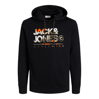 Jack & Jones Luke Sweat Hood Negro