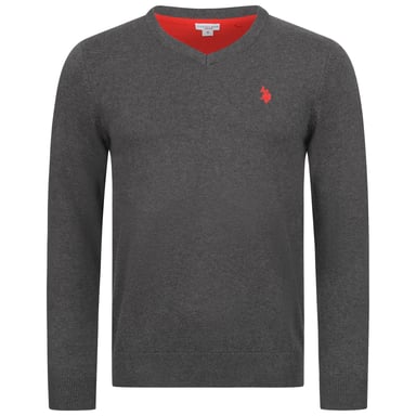 Jersey de cuello en V para hombre U.S. POLO ASSN. Classic Fit de algodón y viscosa