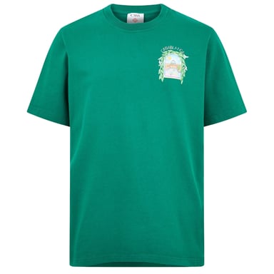 Camiseta Estampada Casablanca Camiseta Verde L'arch De Tennis