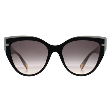 Furla Cat Eye Mujer Negro Brillante Gris Gradiente SFU694