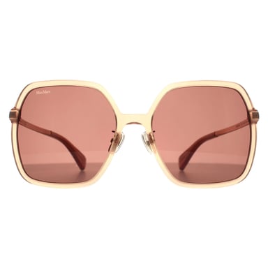 Max Mara Cuadrado Mujer Rosa Brillante Marrón MM0059-D