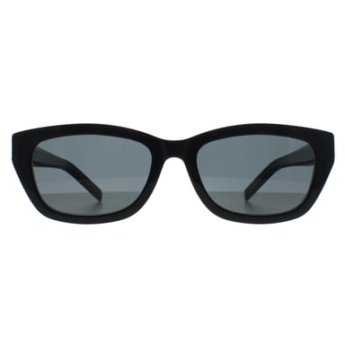 Saint Laurent Cat Eye Mujer Negro Brillante Gris SL M153
