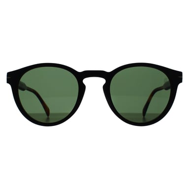 David Beckham Round Mens Negro Verde DB 1111/S