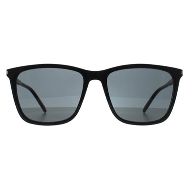 Saint Laurent Cuadrado Mujer Negro Brillante Gris SL 851