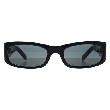 Saint Laurent Rectángulo Mujer Negro Brillante Gris SL M152
