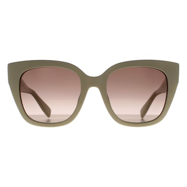 Furla Cuadrado Mujer Beige Brillante Crema Marrón Oscuro Gradiente SFU812