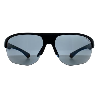 Polaroid Rectangle Hombre Negro Mate Azul Gris Polarizado PLD 7059/S