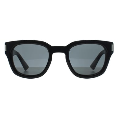 Saint Laurent Cuadrado Unisex Negro Gris SL 838