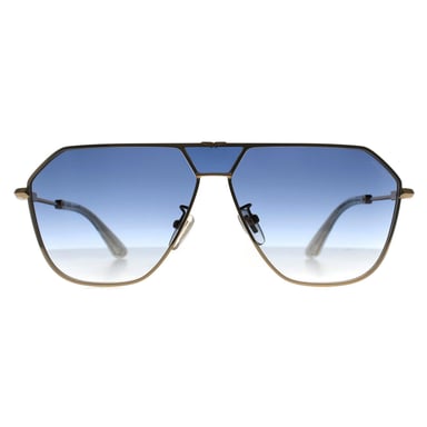 Police Aviator Mens Shiny Pink Gold Blue Gradient SPLL89 Horizon 8