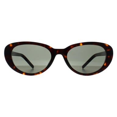 Saint Laurent Cat Eye Mujer Manchado Oscuro Habana Gris SL M154