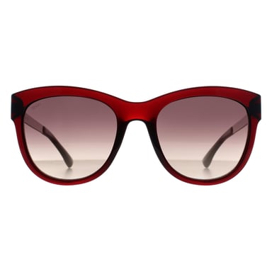 Seksy Cat Eye Womens Transparent Burgundy Smoke Grey Gradient N2807