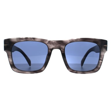 David Beckham Cuadrado Hombre Gris Oscuro Cuerno Azul Espacial DB 7099/S