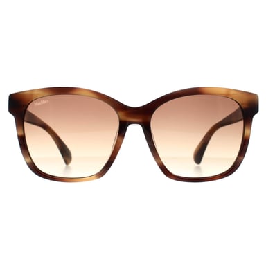 Max Mara Cuadrado Mujer Marrón Oscuro Brillante Gradiente MM0042 Logo9