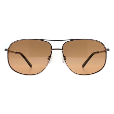 Serengeti Aviator Mens Shiny Gunmetal Saturn Polarized Drivers Sassari 2.0