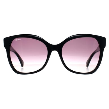Max Mara Mariposa Mujer Negro Brillante Humo Gris Gradiente MM0014 Emme3