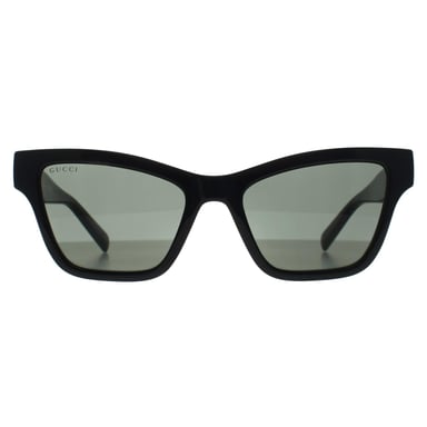 Gucci Cat Eye Mujer Negro Brillante Gris GG1982S