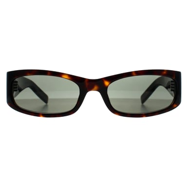 Saint Laurent Rectángulo Mujer Manchado Oscuro Habana Gris SL M152