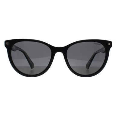 Polaroid Round Womens Negro Gris Polarizado PLD 4111/S/X