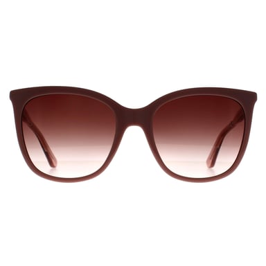 Calvin Klein Cat Eye Womens Rosa Rosa Marrón Gradiente CK23500S