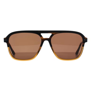 Ted Baker Aviator Hombre Marrón Cuerno Gradiente Marrón TB8259