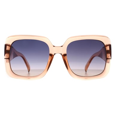 Guess Cuadrado Mujer Brillante Marrón Claro Humo Gris Gradiente GO00046
