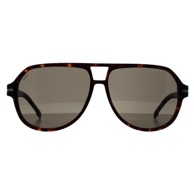 Hugo Boss Aviator Hombre Habana Oscuro Gris BOSS 1507/S