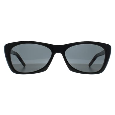 Saint Laurent Rectángulo Mujer Negro Brillante Gris SL 613