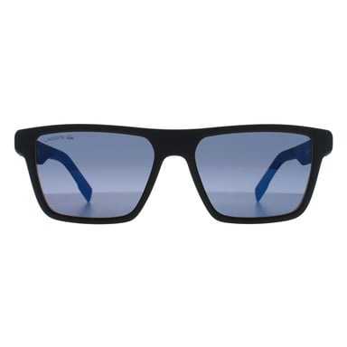 Lacoste Rectangle Mens Matte Black Blue Azul L998S