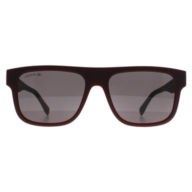 Lacoste Rectangle Hombre Rojo Oscuro Gris L6001S