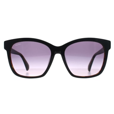 Max Mara Cuadrado Mujer Negro Tortuga Humo Gris Gradiente MM0042 Logo9