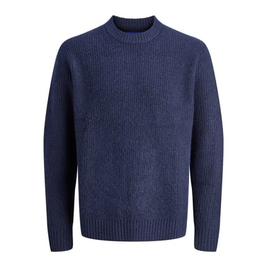 Jack & Jones Suéter York Ollie de Punto con Cuello Redondo Azul