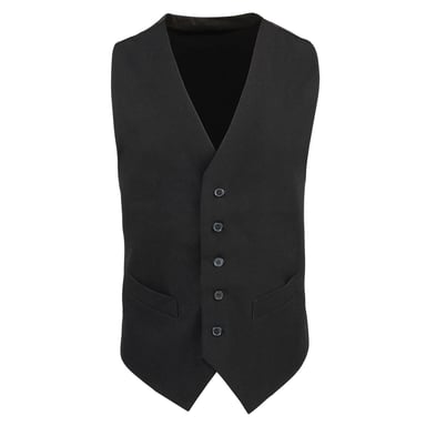 Premier Mens Polyester Lined Waistcoat (Black)