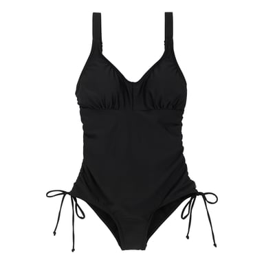 Regatta Womens/Ladies Alinae Plain One Piece Swimsuit (Black)